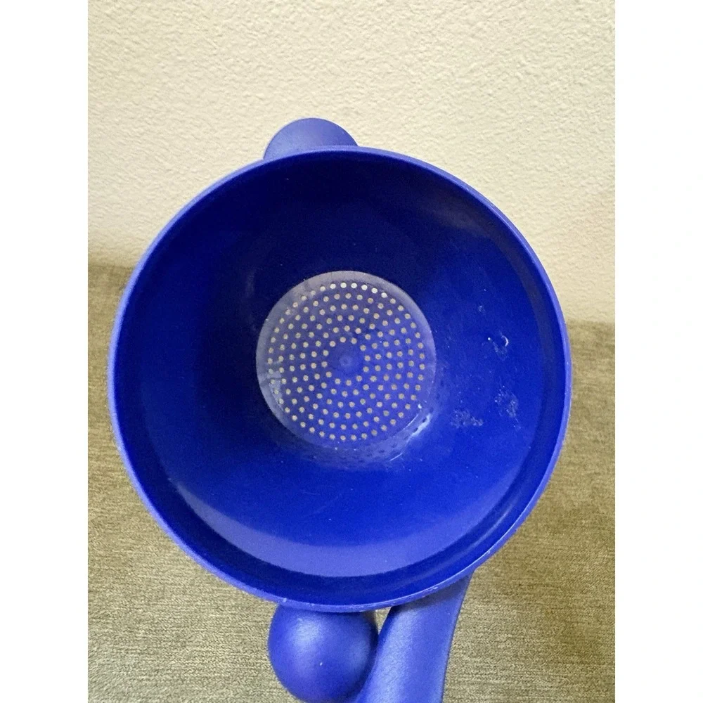 TUPPERWARE Mini Colander/ Strainer #4476‎ Cobalt Blue Color